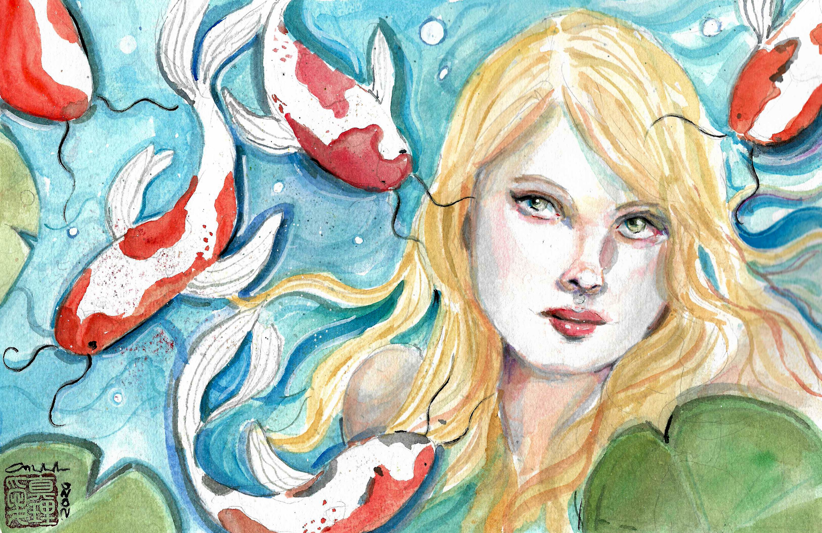 Koi Pond by Marikit Studios